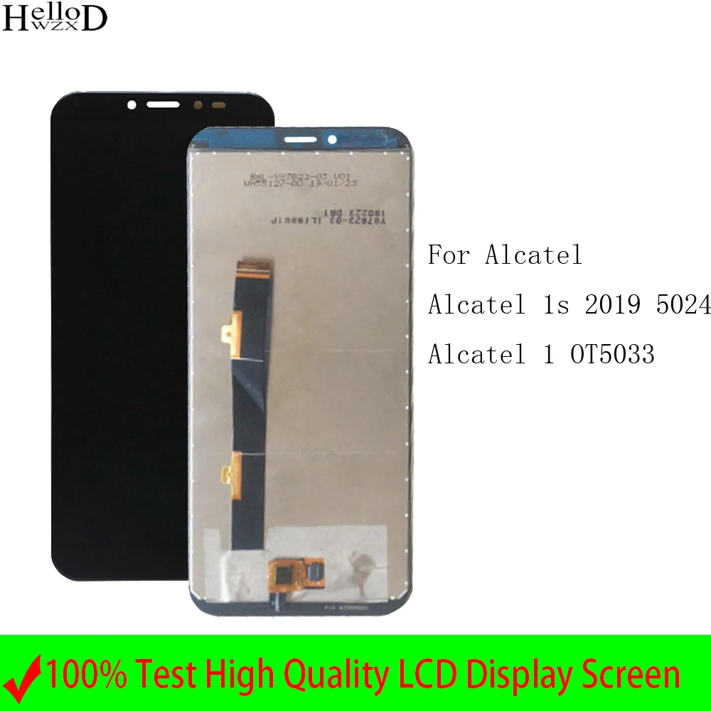 LCD Display For Alcatel 1s 2019 5024 OT5024D LCD Touch Screen Digitizer Assembly Replacement Alcatel 1 OT5033 OT5033D
LCD Display For Alcatel 1s 2019 5024 OT5024D LCD Touch Screen Digitizer Assembly Replacement Alcatel 1 OT5033 OT5033D