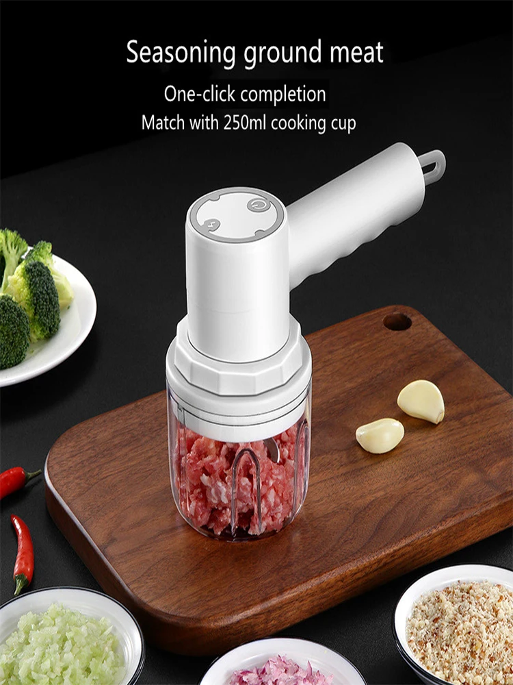 Wireless Electric Garlic Rammer Usb Electric Egg Beater Whisk Wireless Automatic Meat Food Machine Hand-held Mix Kitchen Tool
Wireless Electric Garlic Rammer Usb Electric Egg Beater Whisk Wireless Automatic Meat Food Machine Hand-held Mix Kitchen Tool