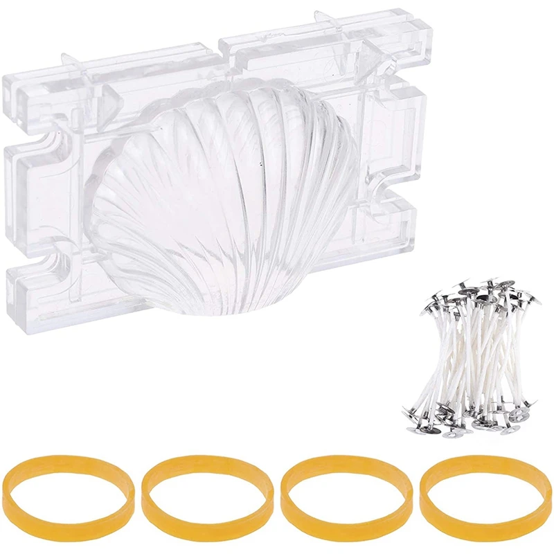 Форма в форме свечи форма в виде ракушки с 10 штуками свечи фитили Пластиковая форма, для мыла ручной работы, изготовление самодельных издели... 
Форма в форме свечи форма в виде ракушки с 10 штуками свечи фитили Пластиковая форма, для мыла ручной работы, изготовление самодельных издели...