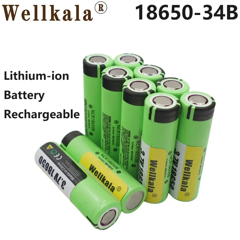

Aviation Arrival 18650 Battery 34B 30A Discharge 3.7V Rechargeable Lithium Ion Charger for Flashlights, LED Lights, Players, Etc