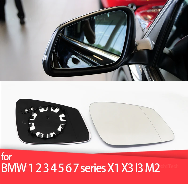 

Left & Right Side Mirror Glass Blue Rearview Exterior Wide for BMW X1 E84 F48 F20 F21 F40 F22 F23 F30 F31 F34 F10 F07 I3
