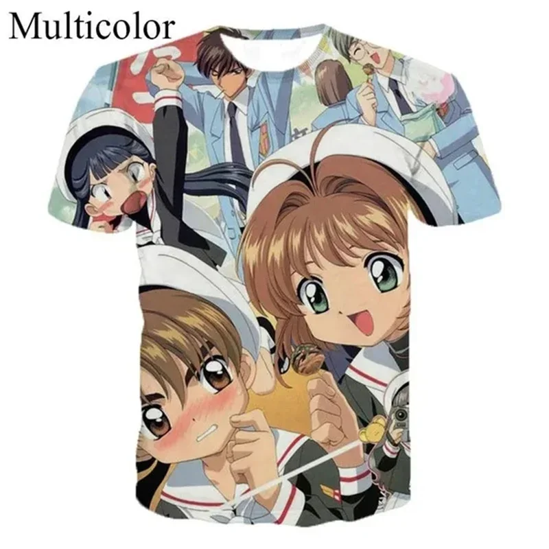 Cardcaptor Sakura Anime T Shirts Harajuku Men 3D Manga Printed T-shirt Fashion Casual Streetwear Loose Y2k Tops O Neck Clothing
Cardcaptor Sakura Anime T Shirts Harajuku Men 3D Manga Printed T-shirt Fashion Casual Streetwear Loose Y2k Tops O Neck Clothing