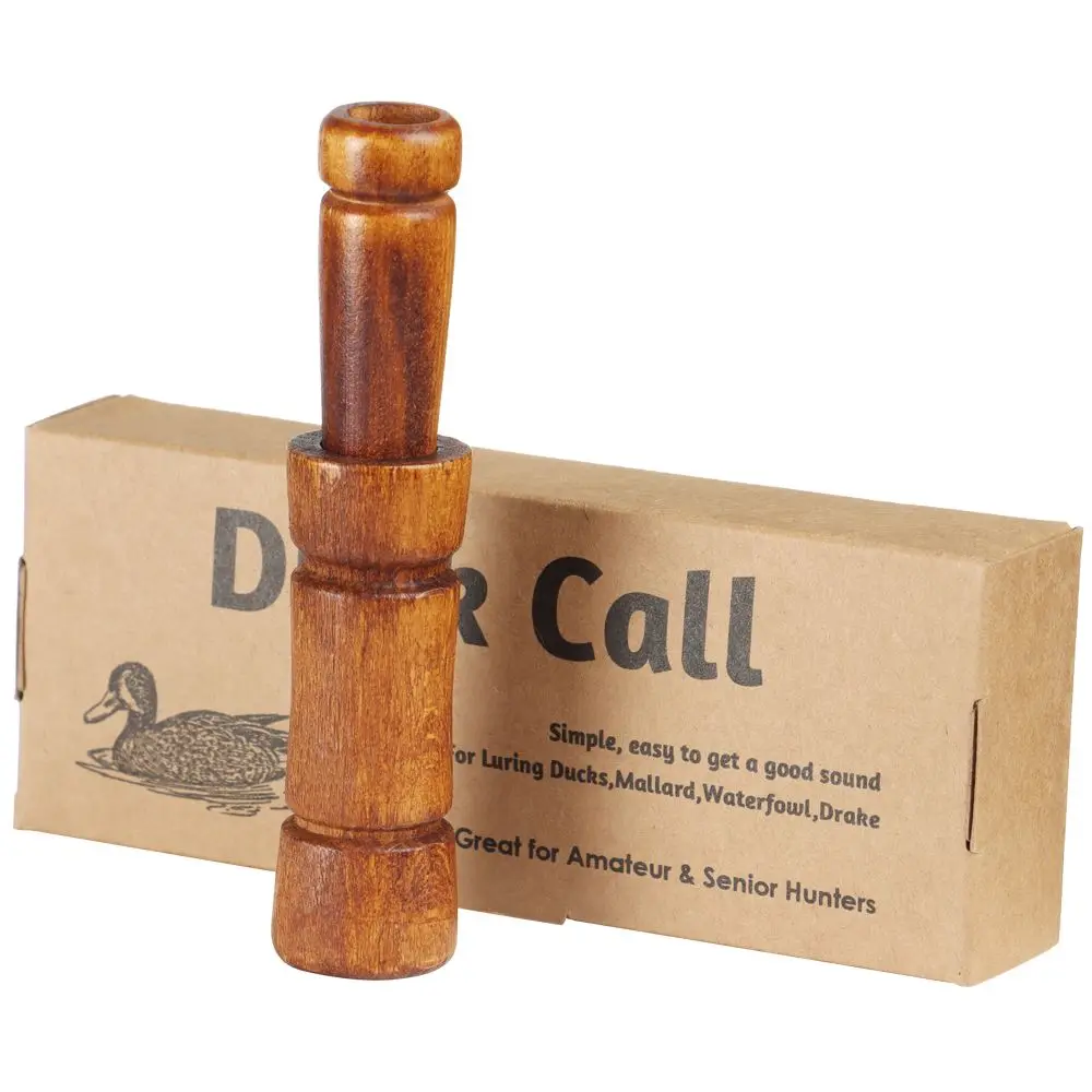 Wooden Duck Calls Whistle Lures for Hunting All Ducks Mallard Duck Commander Loud Realistic Sound
Wooden Duck Calls Whistle Lures for Hunting All Ducks Mallard Duck Commander Loud Realistic Sound