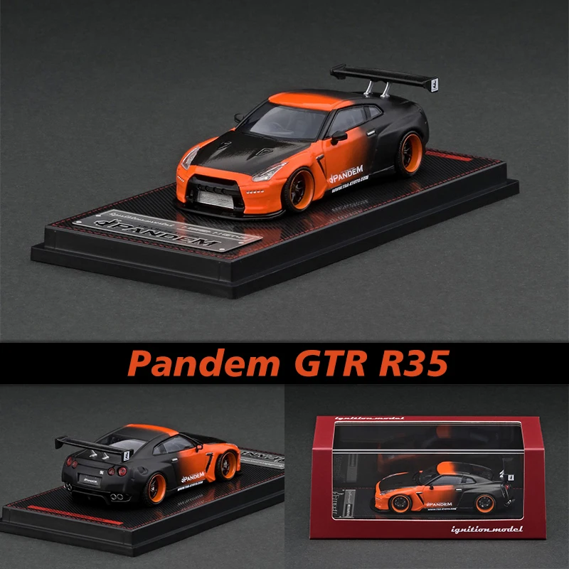 IG зажигание 1:64 Pandem GTR R35 красная черная полимерная коллекция моделей автомобилей Миниатюрные модели машинок
IG зажигание 1:64 Pandem GTR R35 красная черная полимерная коллекция моделей автомобилей Миниатюрные модели машинок