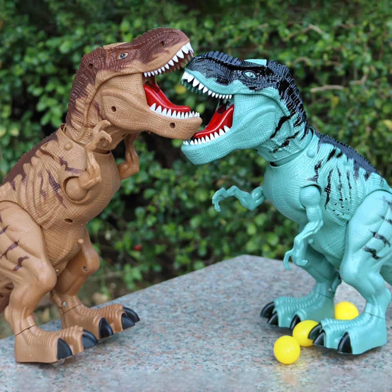 Электронная игрушка-динозавр имитация пламени спрей тираннозавр T-Rex ходячий