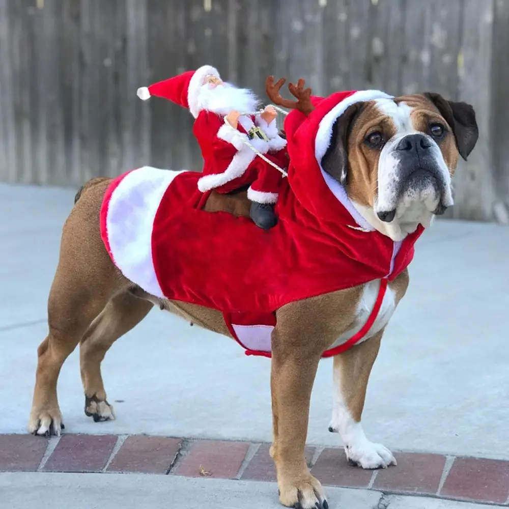 Warm Costume with Snowman Doll Santa Christmas Pet Supplies Pet Dress Up Dog Coat Dog Clothing
Warm Costume with Snowman Doll Santa Christmas Pet Supplies Pet Dress Up Dog Coat Dog Clothing