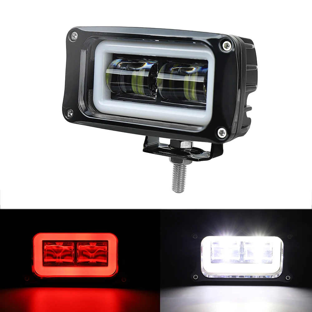 8D 4" Led Motorcycle Headlight White/Red Halo Led Work Light Fog Lamp For Moto Scooters ATV UTV UAZ Car Truck Boat Driving Light
8D 4" Led Motorcycle Headlight White/Red Halo Led Work Light Fog Lamp For Moto Scooters ATV UTV UAZ Car Truck Boat Driving Light