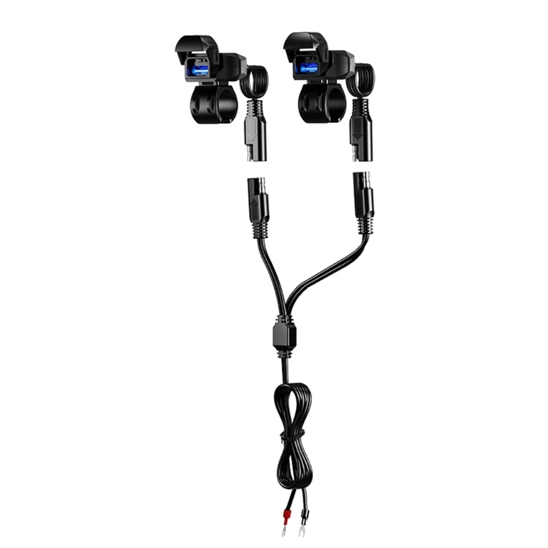 69HA адаптер для зарядки мотоцикла SAE к USB-кабелю Dual USB QC3.0 быстрое зарядное устройство для GPS
69HA адаптер для зарядки мотоцикла SAE к USB-кабелю Dual USB QC3.0 быстрое зарядное устройство для GPS