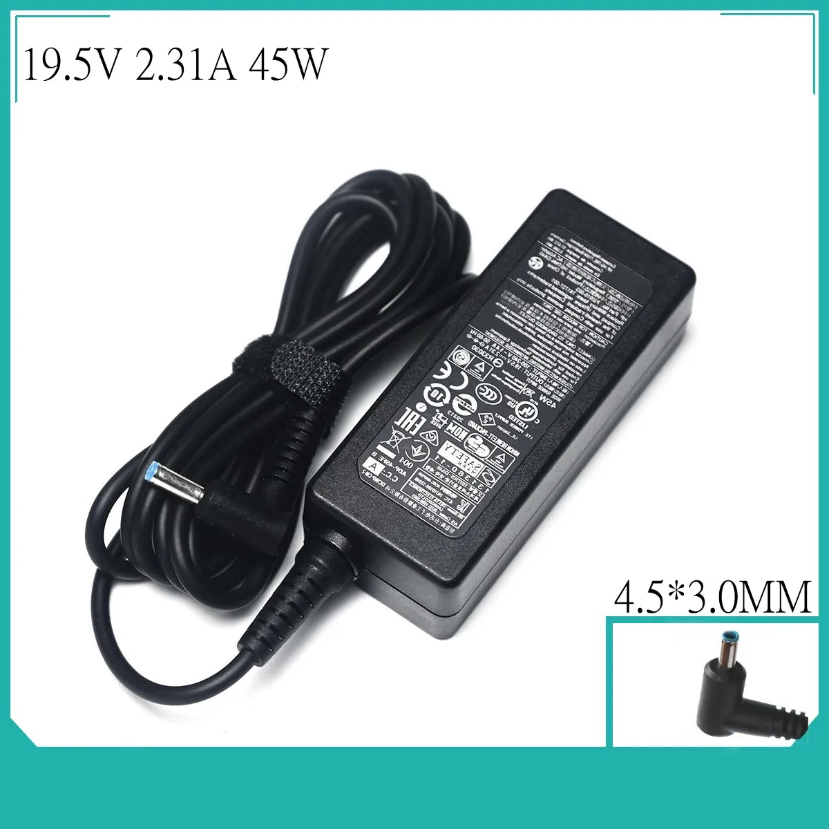 

19.5V 2.31A 4.5*3.0mm 45W Laptop AC Power Adapter Charger For HP Stream X360 11 13 14 Searies 741727-001 740015-001 740015-002