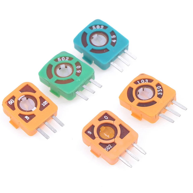 5 шт., переключатель потенциометра B502, 45/60/90 градусов, 60/330 градусов
5 шт., переключатель потенциометра B502, 45/60/90 градусов, 60/330 градусов