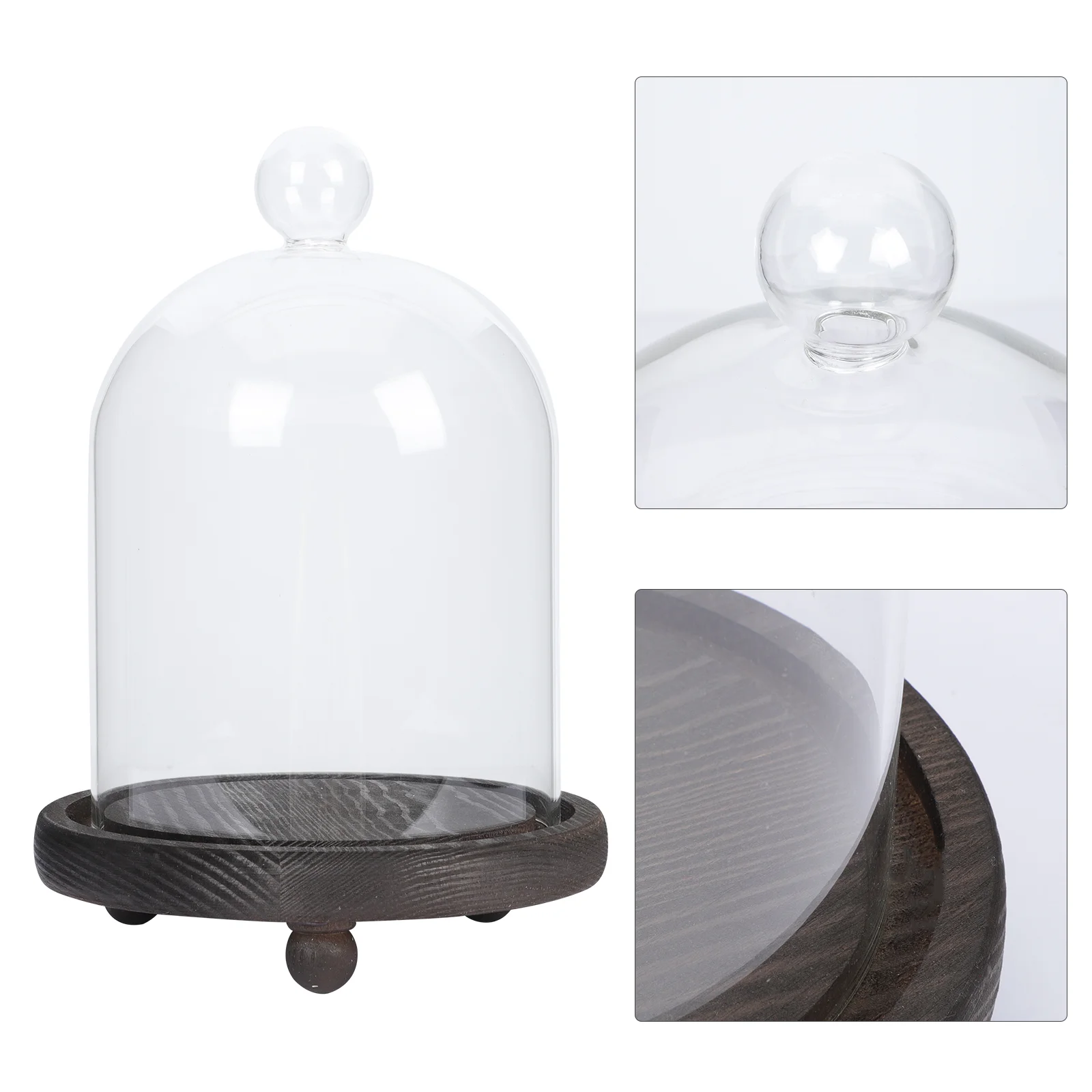 1 Set Cover Cover With Base Desktop Adornment Cake Display Stand for Party Storage 
1 Set Cover Cover With Base Desktop Adornment Cake Display Stand for Party Storage