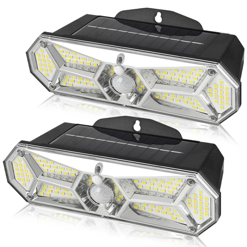 Solar Lights Outdoor Motion Sensor Wall Lamp 126/168 LED Super Bright Solar Light Waterproof Garden Wall Lamp with 3Modes
Solar Lights Outdoor Motion Sensor Wall Lamp 126/168 LED Super Bright Solar Light Waterproof Garden Wall Lamp with 3Modes