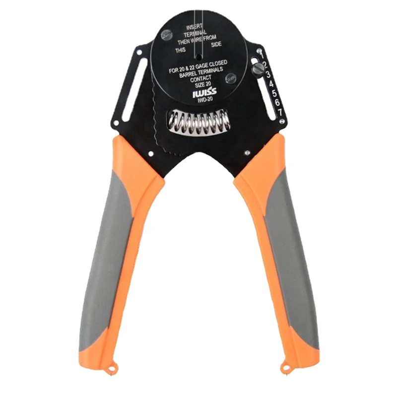 IWISS IWD-20 Crimping Pliers For De Chi Connector Male And Female Terminals 20 Crimping Pliers Parts Kits
IWISS IWD-20 Crimping Pliers For De Chi Connector Male And Female Terminals 20 Crimping Pliers Parts Kits