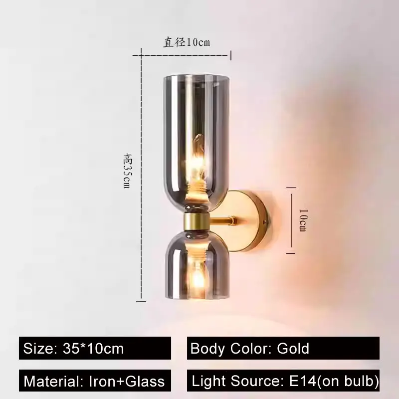 Настенная лампа Juhaw, золото, стекло
Настенная лампа Juhaw, золото, стекло