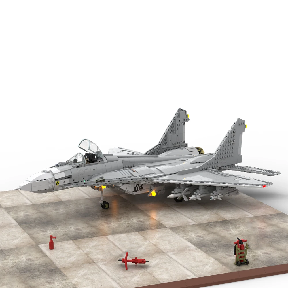 NEW 1622PCS WW2 Military MOC MIG-29 large aircraft model DIY creative ideas high-tech ChildrenToy Gift Fighter Plane Blocks
NEW 1622PCS WW2 Military MOC MIG-29 large aircraft model DIY creative ideas high-tech ChildrenToy Gift Fighter Plane Blocks