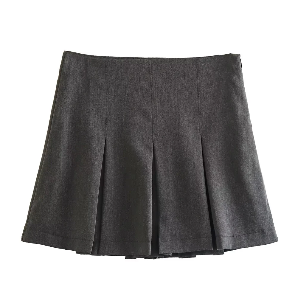 PB&ZA Women 2022 New Fashion Solid Pleated Skirt Streetwear Vintage High Waist Female Shorts A-line Skort Mujer Clothes Spring
PB&ZA Women 2022 New Fashion Solid Pleated Skirt Streetwear Vintage High Waist Female Shorts A-line Skort Mujer Clothes Spring