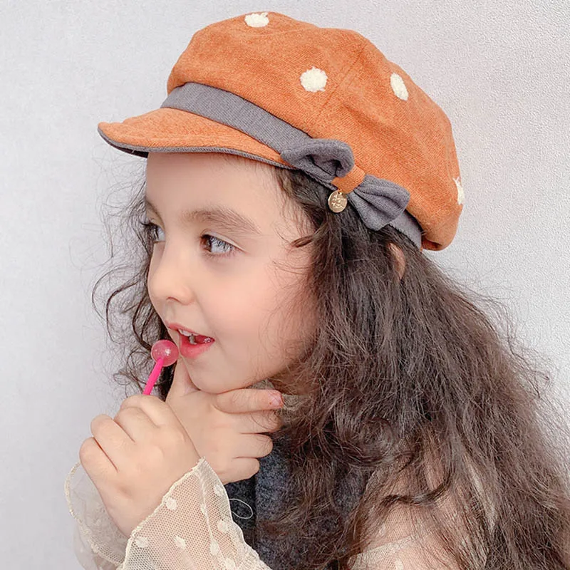 Child Casual Beret Dot Classic Retro Style Baby Fashion Cap Toddler Autumn Winter Cute Bowknot Berets Kids Girl Hat Accessorry
Child Casual Beret Dot Classic Retro Style Baby Fashion Cap Toddler Autumn Winter Cute Bowknot Berets Kids Girl Hat Accessorry