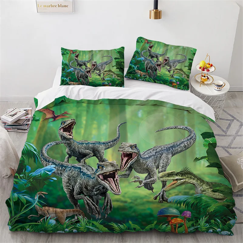 3D Dinosaur Duvet Cover Set Jurassic Animal Bedding Set Microfiber Comforter Cover King Full For Boys Teens Birthday Gift
3D Dinosaur Duvet Cover Set Jurassic Animal Bedding Set Microfiber Comforter Cover King Full For Boys Teens Birthday Gift