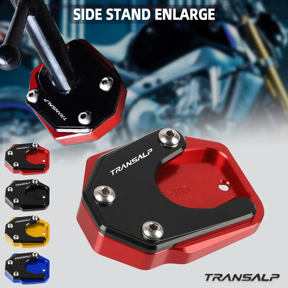 

Motorcycle Side Stand Enlarger Plate Kickstand Enlarge Foot shelf For Honda XLV 600 650 700 TRANSALP DOMINATOR NX 650 FMX 650
