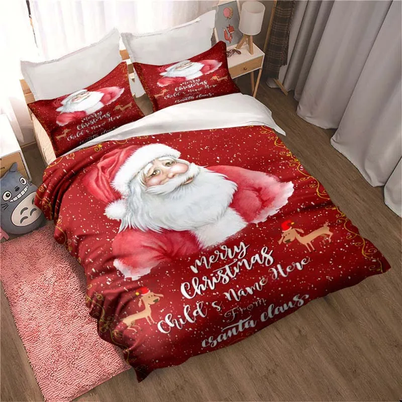 Santa Claus Christmas Gift Decorative Bedding Set King Twin Double Child Bedding Set Microfiber or Polyester Duvet Cover Set
Santa Claus Christmas Gift Decorative Bedding Set King Twin Double Child Bedding Set Microfiber or Polyester Duvet Cover Set