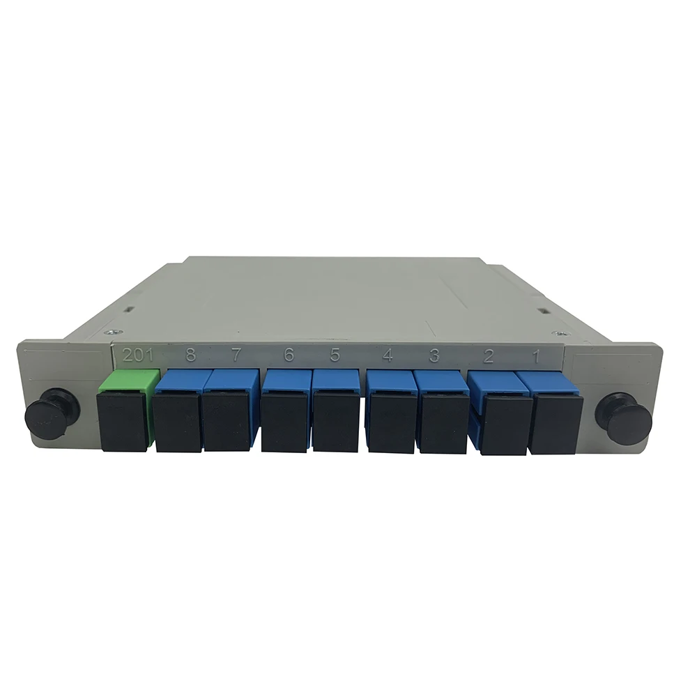 SC PC PLC FTTH Fiber Optic Splitter Box SC PLC Splitter Planar waveguide type Optical Coupler Splitter
SC PC PLC FTTH Fiber Optic Splitter Box SC PLC Splitter Planar waveguide type Optical Coupler Splitter