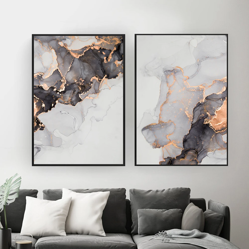Gold Black Marble Canvas Poster Modern Abstract Wall Art Painting Nordic Posters and Prints Wall Pictures for Living Room Decor
Gold Black Marble Canvas Poster Modern Abstract Wall Art Painting Nordic Posters and Prints Wall Pictures for Living Room Decor