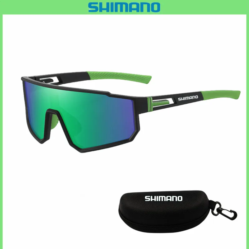 New SHIMANO Fashion Polarized Sunglasses Colorful Large Frame Sports Glasses One-piece Sunglasses 3058
New SHIMANO Fashion Polarized Sunglasses Colorful Large Frame Sports Glasses One-piece Sunglasses 3058
