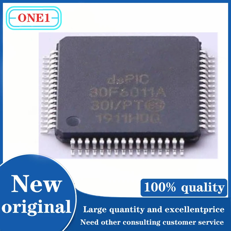 1PCS/lot DSPIC30F6011A-30I/PT DSPIC30F6011A-30I DSPIC30F6011A IC MCU 16BIT 132KB FLASH 64TQFP IC Chip New original
1PCS/lot DSPIC30F6011A-30I/PT DSPIC30F6011A-30I DSPIC30F6011A IC MCU 16BIT 132KB FLASH 64TQFP IC Chip New original
