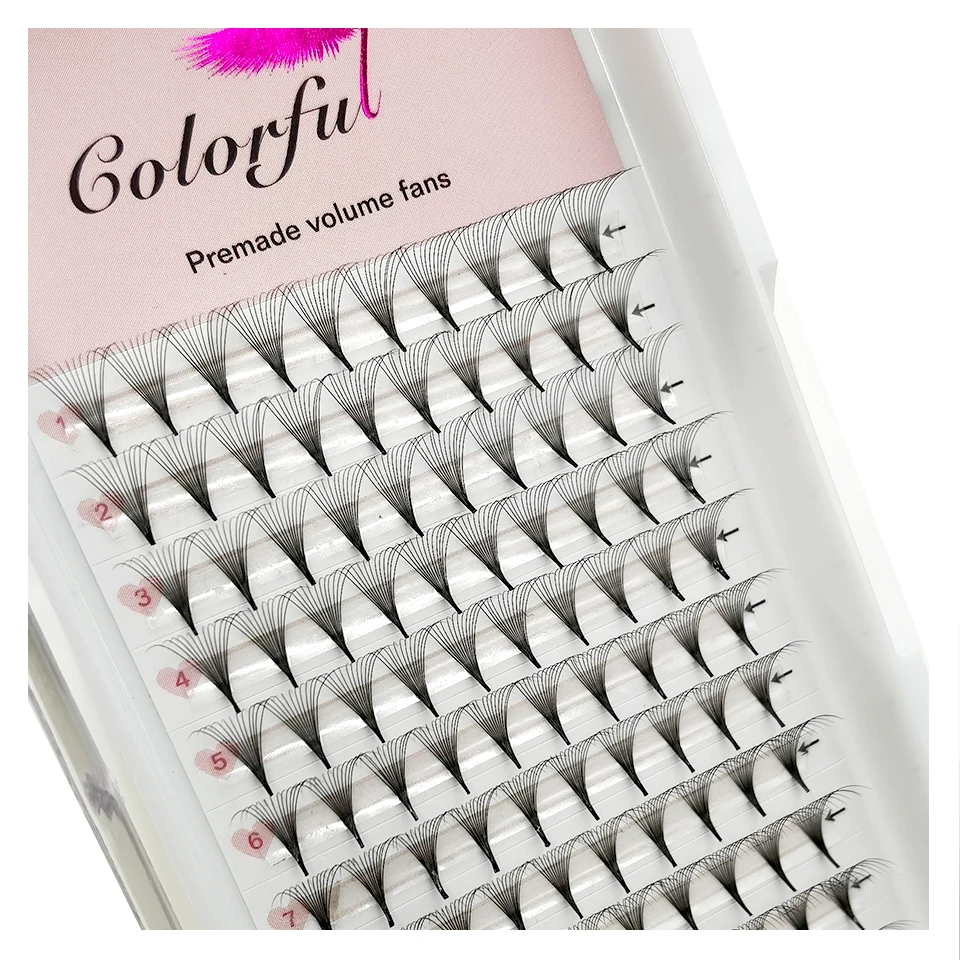 Colorful Slim Base Premade Volume Fans Lash Mix Pre made Russian Volume Fans Faux Mink Lash Eyelashes for Extensions Sharp Stem
Colorful Slim Base Premade Volume Fans Lash Mix Pre made Russian Volume Fans Faux Mink Lash Eyelashes for Extensions Sharp Stem