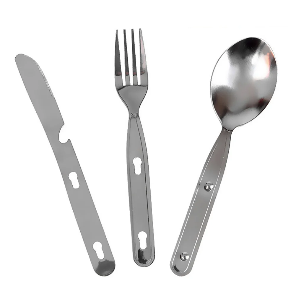 1 Set Creative Portable Practical Fork Spoon for Home Picnic Camping
1 Set Creative Portable Practical Fork Spoon for Home Picnic Camping