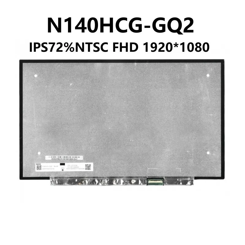 Оригинальная новая модель 14,0 дюйма N140HCG-GQ2 IPS FHD 72% NTSC 30pin ноутбук eDP Matrix Matte, Замена ЖК-экрана
Оригинальная новая модель 14,0 дюйма N140HCG-GQ2 IPS FHD 72% NTSC 30pin ноутбук eDP Matrix Matte, Замена ЖК-экрана