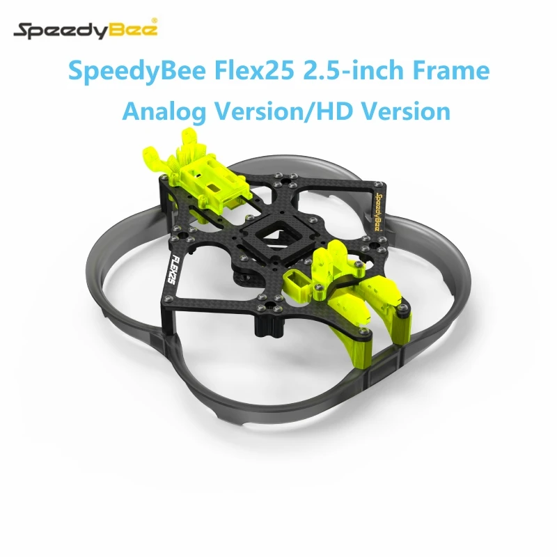 SpeedyBee Flex25 Analog/HD Frame Kit 2.5Inch 78MM Wheelbase FPV Racing Drone Parts
SpeedyBee Flex25 Analog/HD Frame Kit 2.5Inch 78MM Wheelbase FPV Racing Drone Parts