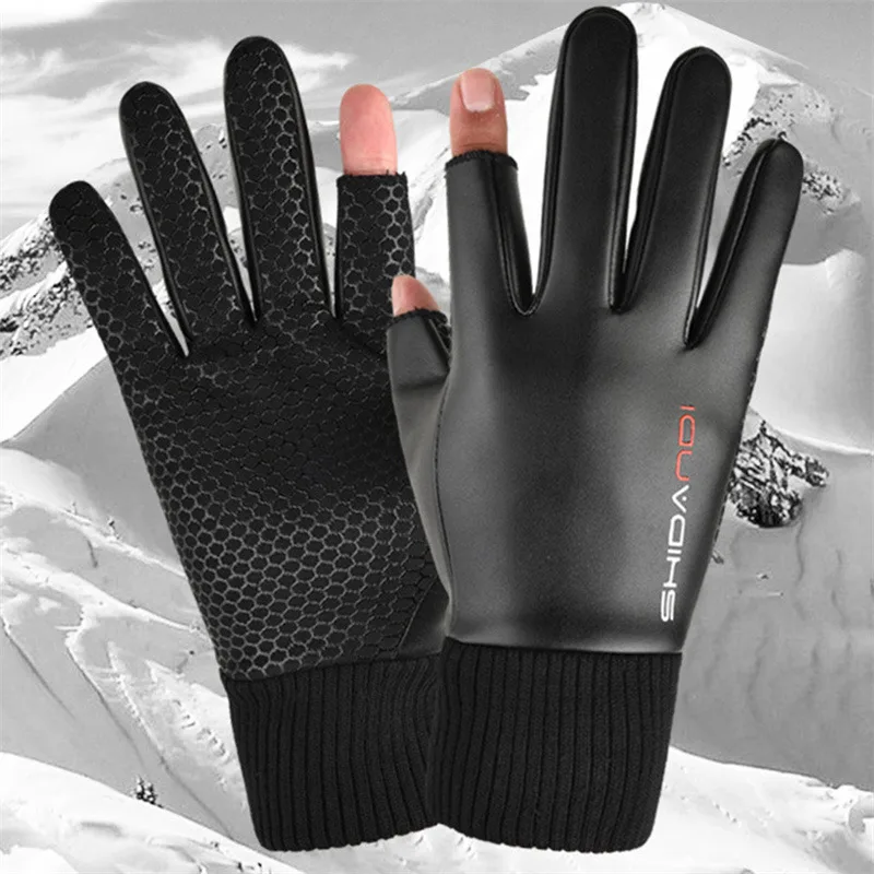 Winter Men's Gloves Autumn Cycling Two-Finger Velvet Warm Non-Slip Male Waterproof Sports Touchscreen Hiking Fishing Gloves
Winter Men's Gloves Autumn Cycling Two-Finger Velvet Warm Non-Slip Male Waterproof Sports Touchscreen Hiking Fishing Gloves
