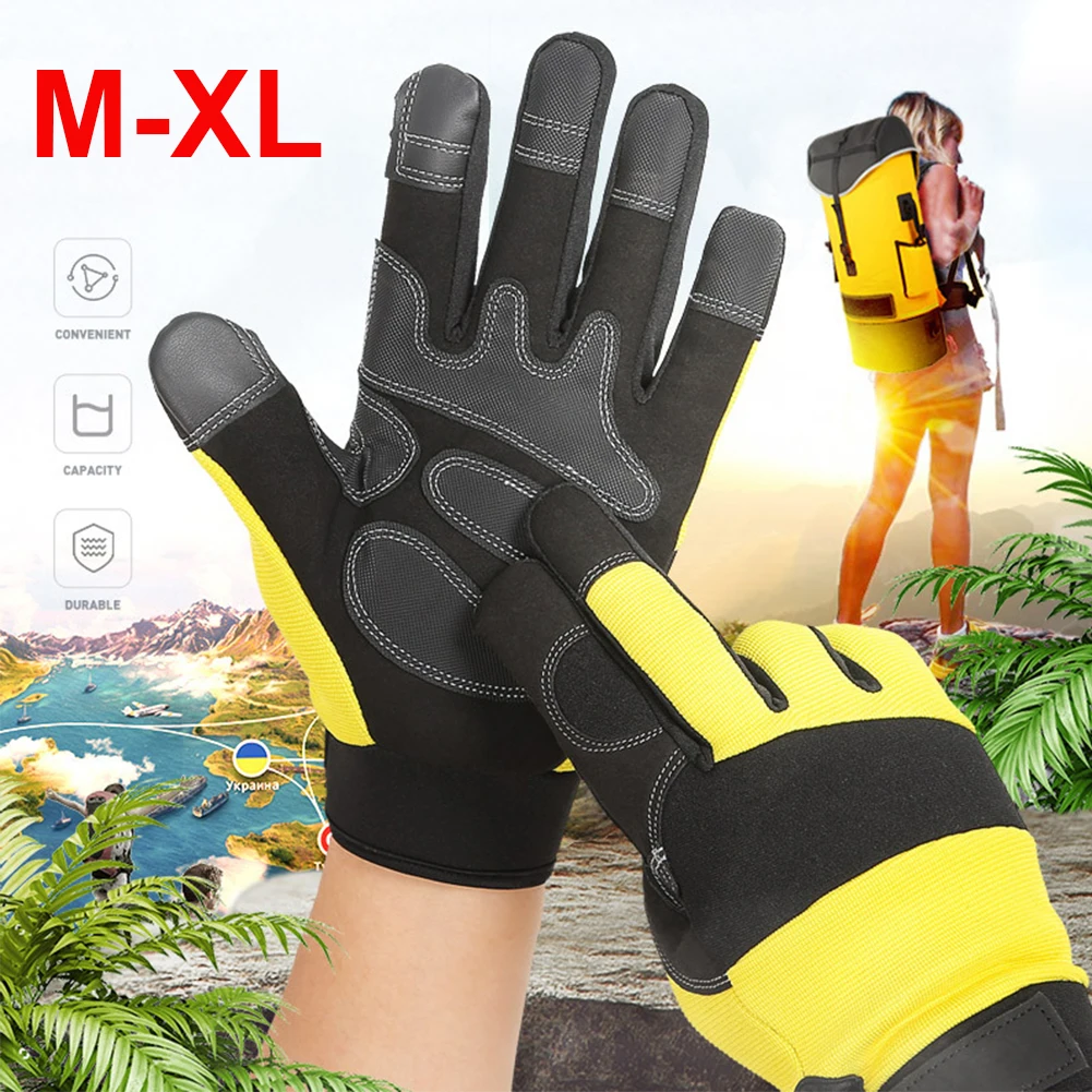Climbing Gloves Full Finger Touch Screen Gloves Anti-Slip Comfortable Protective Gloves for Rock Mountain Climbing Downhill
Climbing Gloves Full Finger Touch Screen Gloves Anti-Slip Comfortable Protective Gloves for Rock Mountain Climbing Downhill