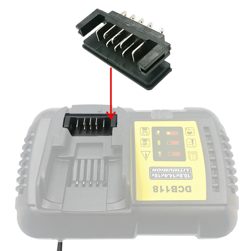 Connector Terminal For Dawalt Li-Ion Battery Charger DCB112 DCB115 DCB105 DCB090 USB Adapter Batteries Chargers Tool Accessories
Connector Terminal For Dawalt Li-Ion Battery Charger DCB112 DCB115 DCB105 DCB090 USB Adapter Batteries Chargers Tool Accessories