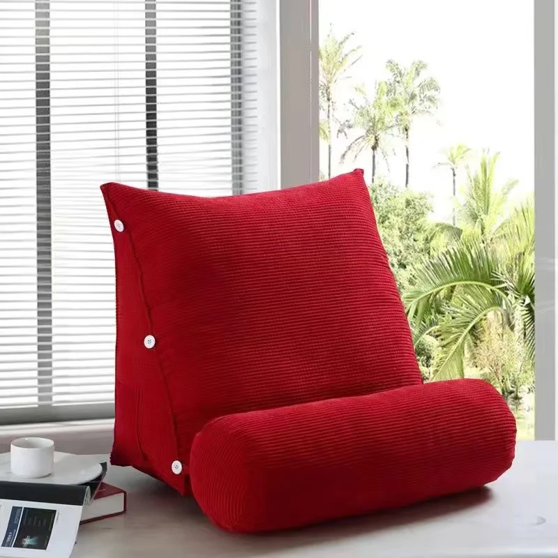 Lumbar Pillow Triangle Corduroy Cushion Home Decorate Office Bedroom Study Chair Cushion Comfortable Fluffy Adjust Pillow Height
Lumbar Pillow Triangle Corduroy Cushion Home Decorate Office Bedroom Study Chair Cushion Comfortable Fluffy Adjust Pillow Height
