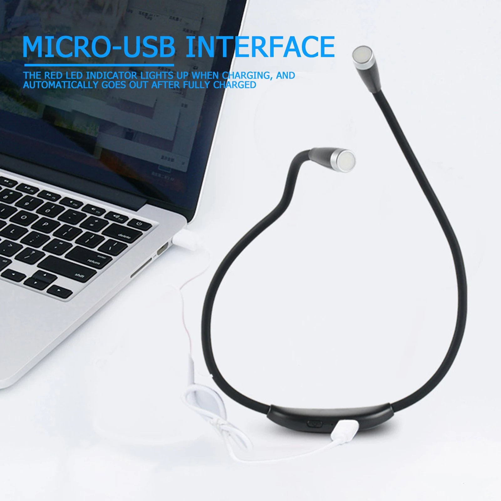 3 Levels LED Neck Book Night Light Bright Flexible Arm Desktop Lamp Knitting Crocheting for Repairing Running Reading
3 Levels LED Neck Book Night Light Bright Flexible Arm Desktop Lamp Knitting Crocheting for Repairing Running Reading
