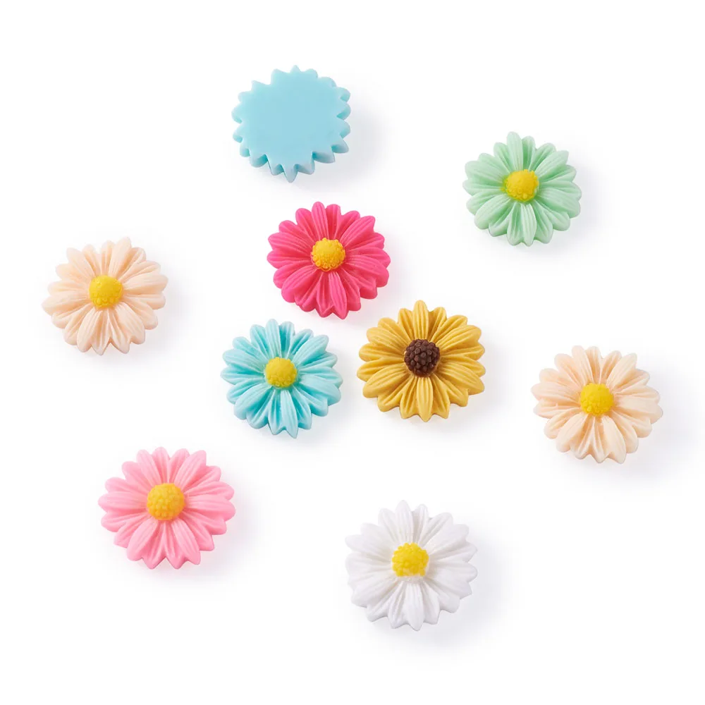 200pcs Resin Flower Cabochons Mix Color for women summen fashion earring bracelet jewelry DIY making Decor,23x22x7mm
200pcs Resin Flower Cabochons Mix Color for women summen fashion earring bracelet jewelry DIY making Decor,23x22x7mm