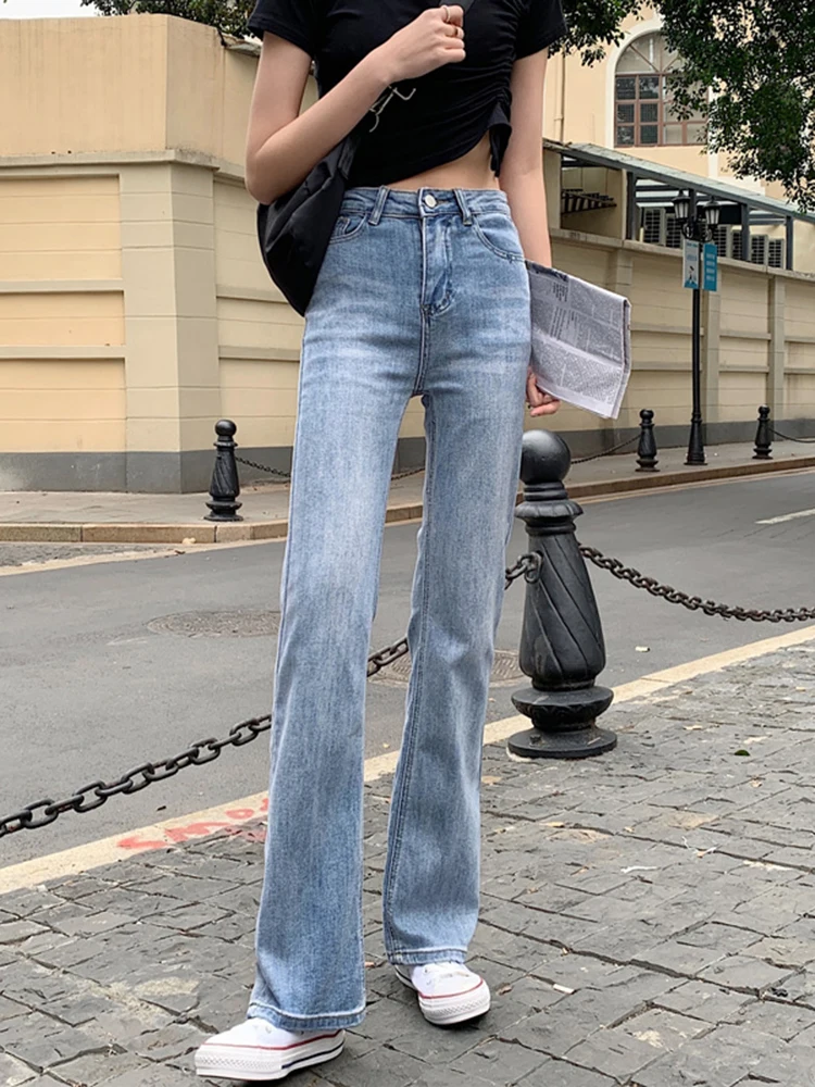 Straight High Waist Jeans Women Classic 2022 Fashion Korean Style All-match Vintage Long Casual Trousers Streetwear
Straight High Waist Jeans Women Classic 2022 Fashion Korean Style All-match Vintage Long Casual Trousers Streetwear