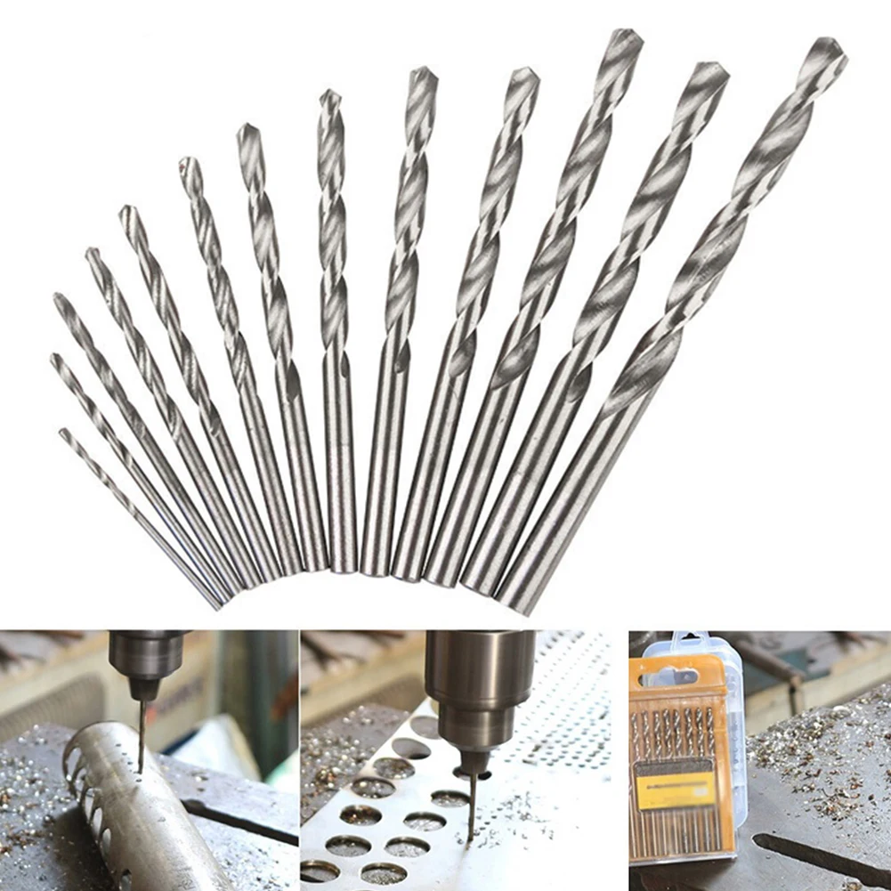 13pcs Round Shank Twist Drill Bits 1.5-6.5mm HSS Hole Cutter Bits Set For Drilling Metal Wood Electric Drill Accessories
13pcs Round Shank Twist Drill Bits 1.5-6.5mm HSS Hole Cutter Bits Set For Drilling Metal Wood Electric Drill Accessories