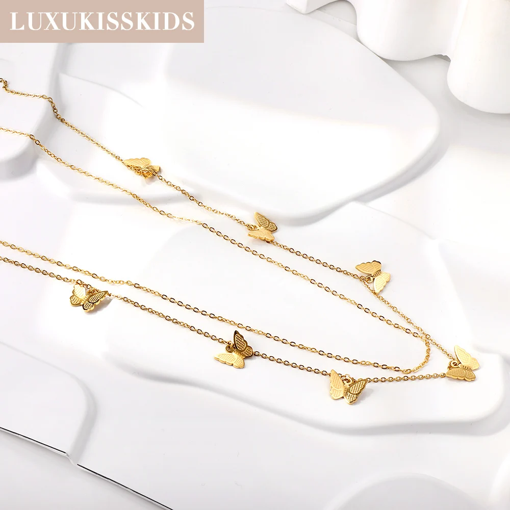 LUXUKISSKIDS Aesthetic Sweet Butterflies Belly Chains Body Decor Jewelry Antiallergic New Design Long Jeans Belt For Women Party 
LUXUKISSKIDS Aesthetic Sweet Butterflies Belly Chains Body Decor Jewelry Antiallergic New Design Long Jeans Belt For Women Party