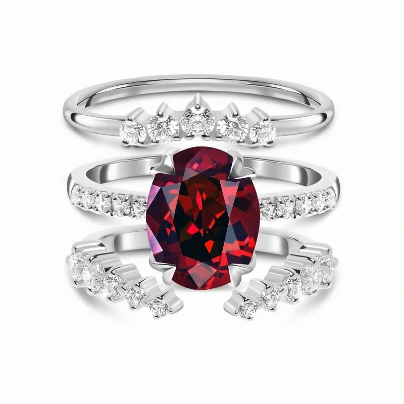AsinLove Brilliant Ruby Gemstone Rings Real 925 Sterling Silver Stackable Ring Sets for Women Fashion Wedding Engagement Jewelry
AsinLove Brilliant Ruby Gemstone Rings Real 925 Sterling Silver Stackable Ring Sets for Women Fashion Wedding Engagement Jewelry