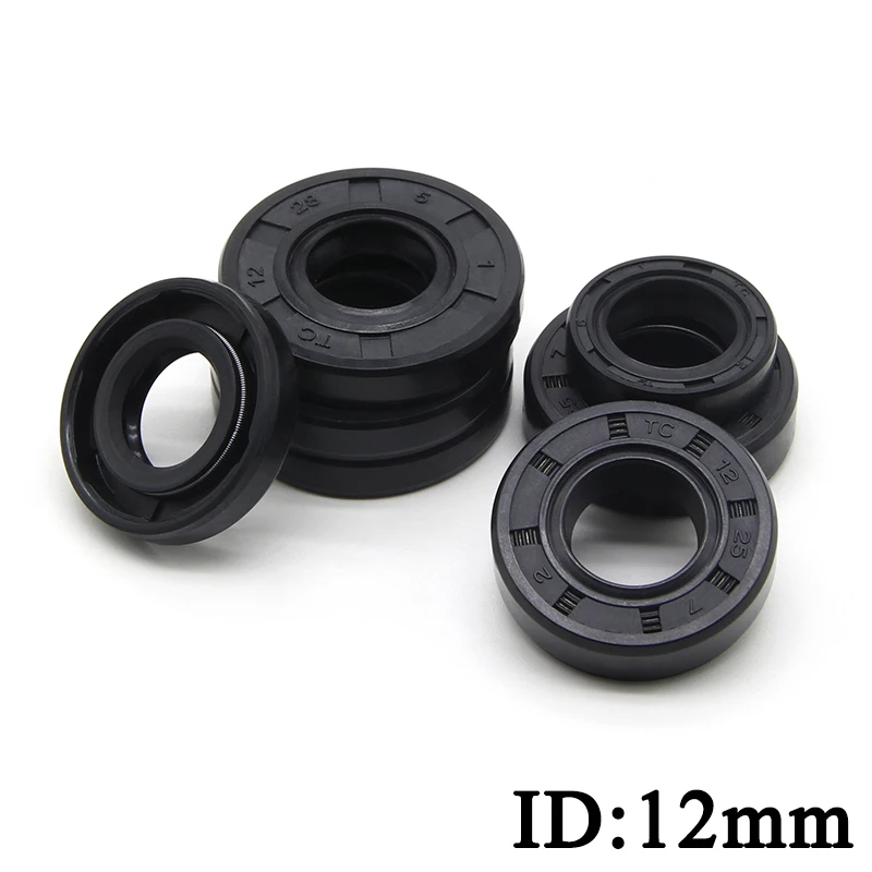 ID 12mm NBR Nitrile Rubber Shaft Oil Seal TC-12*19/20/21/22/23/24/25/26/28/30/32/35*5/6/7/8/10 Nitrile Double Lip Oil Seal
ID 12mm NBR Nitrile Rubber Shaft Oil Seal TC-12*19/20/21/22/23/24/25/26/28/30/32/35*5/6/7/8/10 Nitrile Double Lip Oil Seal