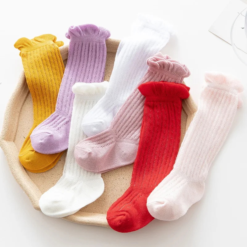 Spring Summer Baby Girl Knee High Socks Breathable Infant Soft Breathable Mesh Sock
Spring Summer Baby Girl Knee High Socks Breathable Infant Soft Breathable Mesh Sock