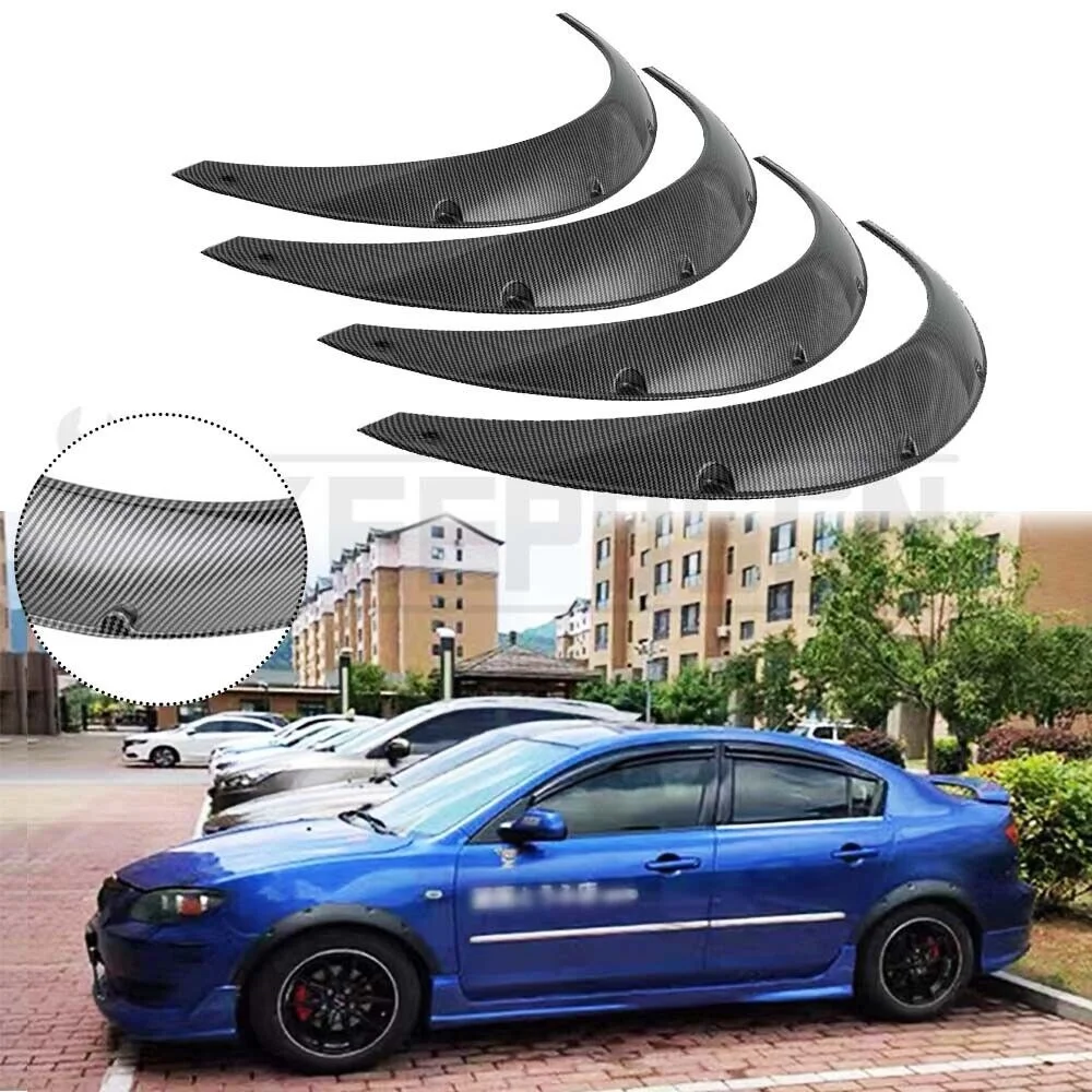 4 шт. для Mazda 3 Mazdaspeed3, вспышки для крыльев, широкие, комплект с дополнительным кузовом, колесо из углеродного волокна
4 шт. для Mazda 3 Mazdaspeed3, вспышки для крыльев, широкие, комплект с дополнительным кузовом, колесо из углеродного волокна