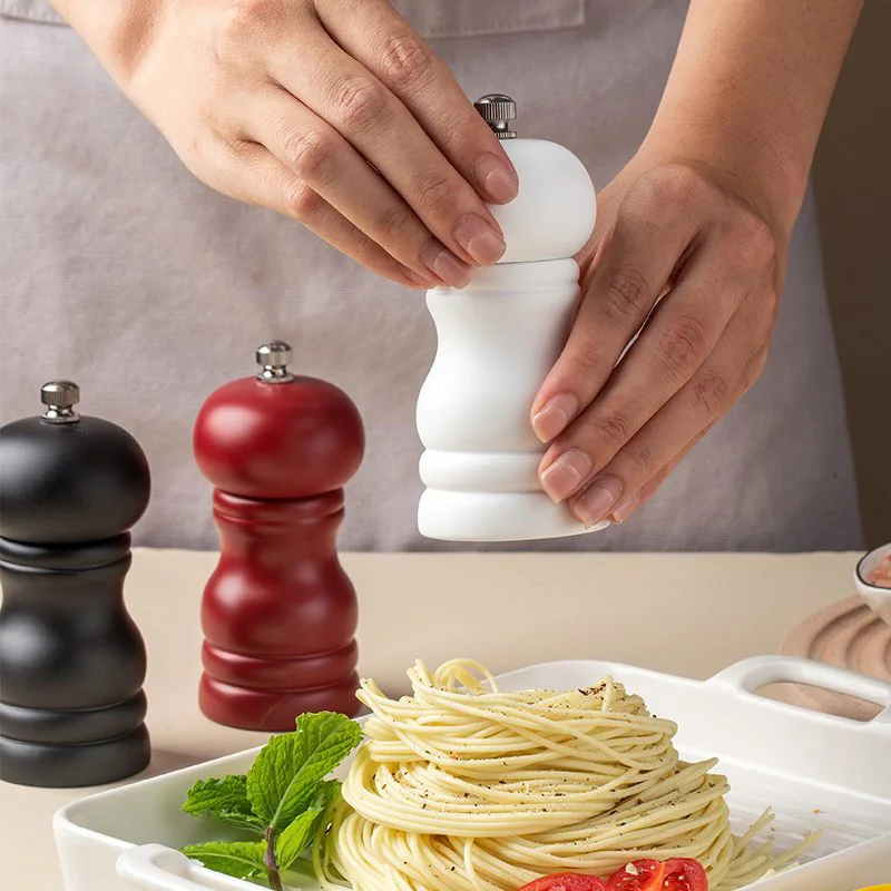 4 Inch Salt and Pepper Grinder Solid Wood Pepper Mills with Adjustable Ceramic Grinding Core Kitchen Tools
4 Inch Salt and Pepper Grinder Solid Wood Pepper Mills with Adjustable Ceramic Grinding Core Kitchen Tools