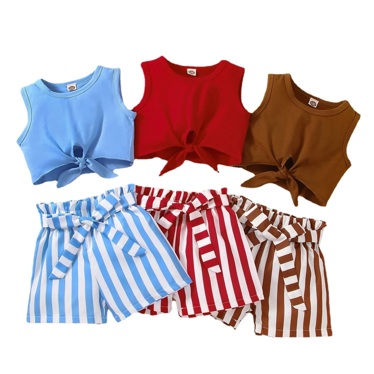 Girls Summer Clothes Set Outfits Kids Fashion Toddler Girl's Sleeveless Vest Tops Stripped Shorts Children's Clothing 2 3 4 5 Y
Girls Summer Clothes Set Outfits Kids Fashion Toddler Girl's Sleeveless Vest Tops Stripped Shorts Children's Clothing 2 3 4 5 Y