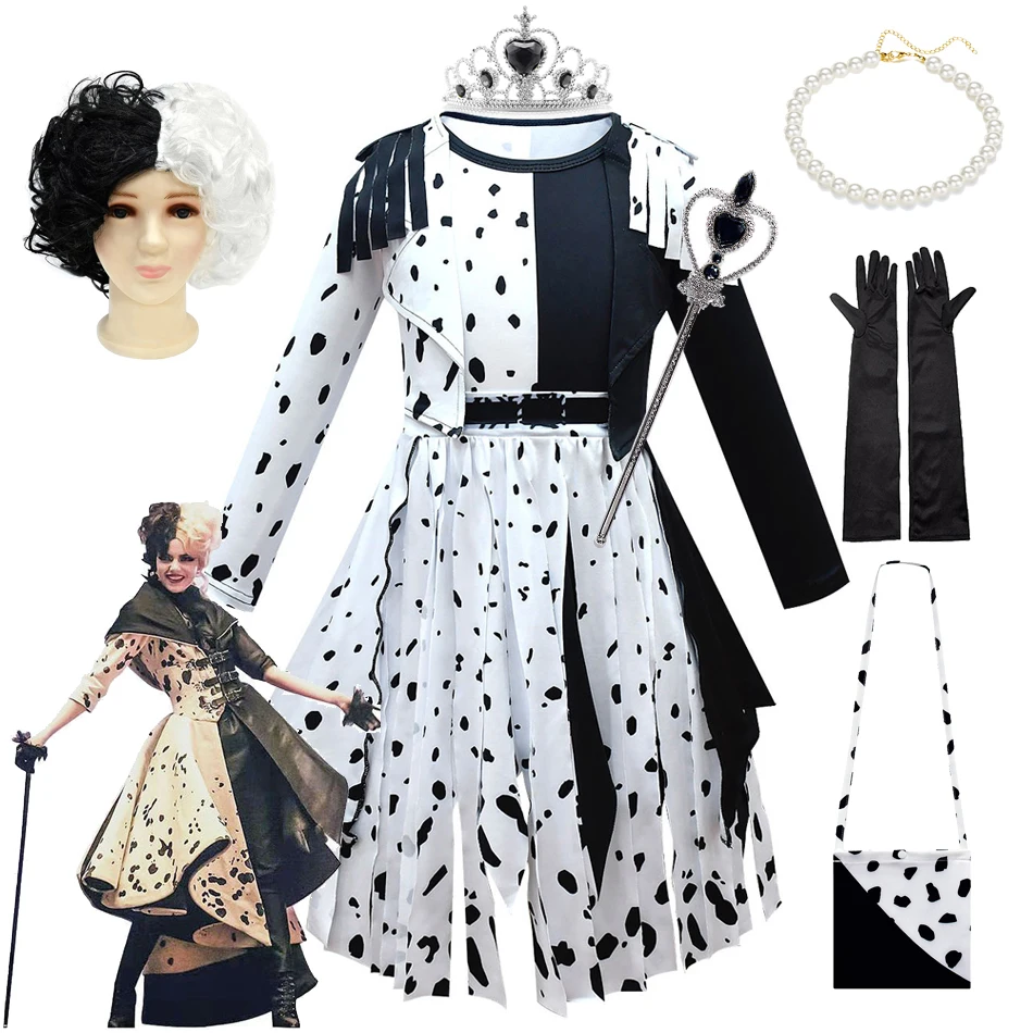 Платье Принцессы Диснея из фильма «Cruella» для девочек, костюмы на Хэллоуин вечерние ная черно-белая одежда в стиле пэчворк, карнавальные кост...
Платье Принцессы Диснея из фильма «Cruella» для девочек, костюмы на Хэллоуин вечерние ная черно-белая одежда в стиле пэчворк, карнавальные кост...