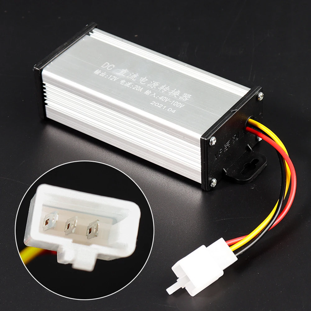 Electric Bicycle Voltage Converter Adapter Hot Sale Transformer Hot Sale Aluminum DC 40-100V To 12V/10A/20A For Two High-power
Electric Bicycle Voltage Converter Adapter Hot Sale Transformer Hot Sale Aluminum DC 40-100V To 12V/10A/20A For Two High-power