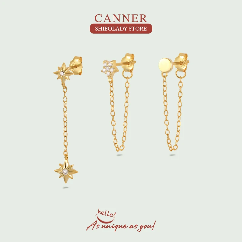 CANNER 3Pcs Set Tassel 925 Sterling Silver Earring For Women Drop Earring Piercing Jewelry Wedding Party 2022 Trend Accessories
CANNER 3Pcs Set Tassel 925 Sterling Silver Earring For Women Drop Earring Piercing Jewelry Wedding Party 2022 Trend Accessories